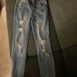 Kids Distressed Denim Jeans